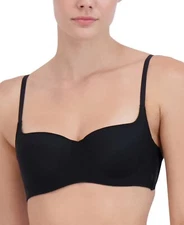 Steve Madden Women's Mesh Balconette Bra SM11851, Black, 34D