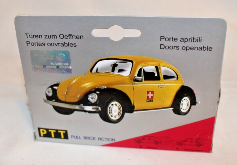 Volkswagen Van I VW 1300 Beetle PTT Swiss Post Miniature Car for sale