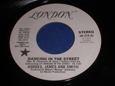Hodges, James And Smith - Dancing In The Street (mono) / (stereo) 45