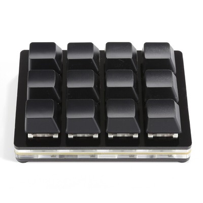12 Keys Mechanical Gaming Keyboard Single Handed USB Mini RGB Keyboard Shortcuts
