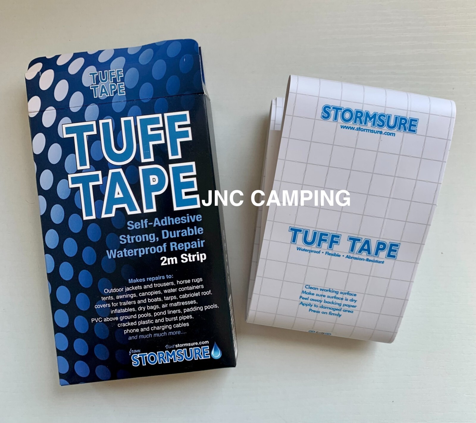 Stormsure Tuff Tape 2m x 75mm Camping Awning Tent Repair Waterproof Self Sticky