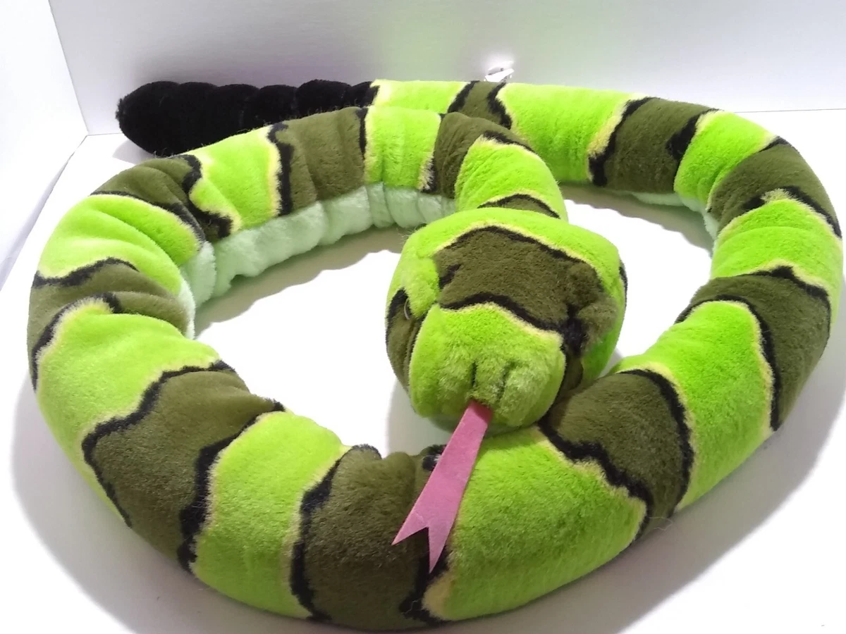 Green sale snake plush