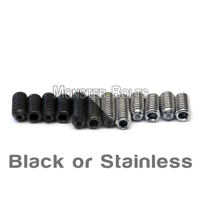 Guitar Saddle Height Screws Set - For Fender Stratocaster M3, #4-40, #4-48 Fine