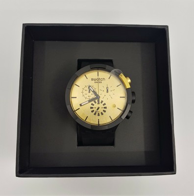 SWATCH BIG BOLD CHRONO - CHECKPOINT GOLDEN - LIMITED EDITION - SB02Z400 |  eBay