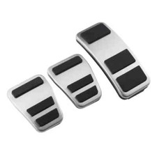 Metal Sport Pedal Covers For Ford Fiesta MK8 Puma Ecosport Manual 3pcs