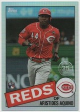 Aristides Aquino 2020 TOPPS CHROME 1985 35th Anniversary RC #85TC-21 Reds