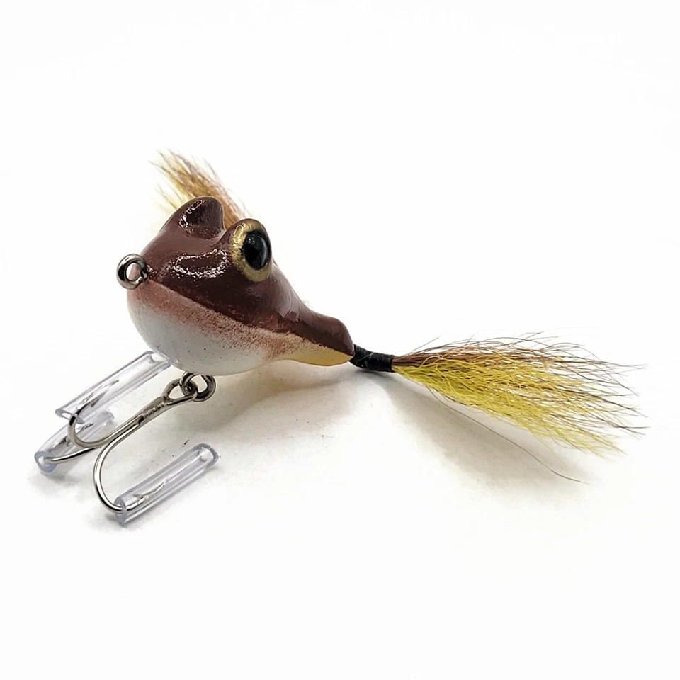 Vintage Arbogast Wooden Joe Messinger Fly Rod Frog Fishing Lure in Original Box - Image 2 of 4