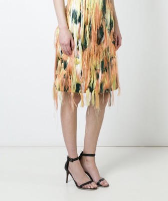 EMILIO PUCCI　フリンジ ロングスカート Emilio Pucci Multi Color Fringe Skirt | eBay