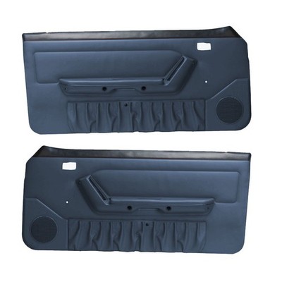 TMI Original Style Door Panel Pair Mustang Coupe/ Hatchback 90-91 Crystal Blu...