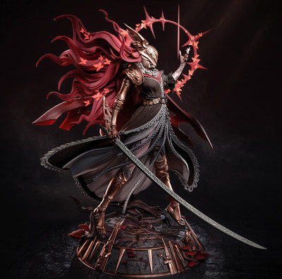 Malenia | Elden Ring | Resin Figur 31,9cm | Bulkamancer | UNBEMALT