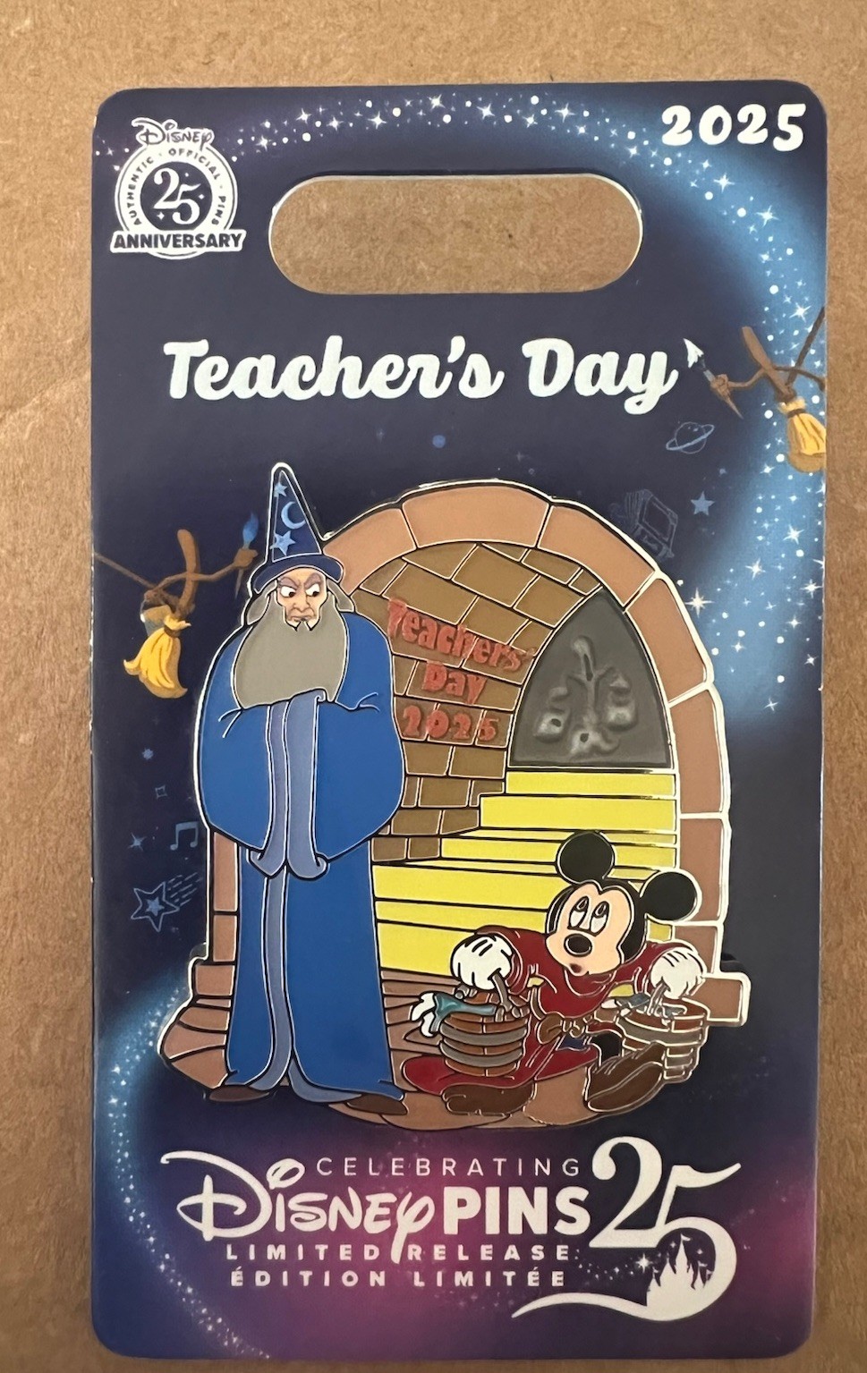 2025 Disney Parks Teachers Day Mickey Mouse Pin