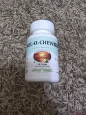 MAXI HEALTH Mel-O-Chew – 1 mg  Sleep Aid Tablets, 100 Chewies SEALED EXP. 09/25