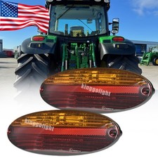 Pair Led Rear Taillight For John Deere 6r155 6r165 6r175 6r145 6r195 6r185 6r130