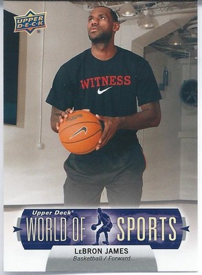 2011 UD World Of Sports LeBRON JAMES St Vincent St Mary Cavaliers Miami Heat SP