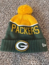New Era On Field Green Bay Packers NFL Sport Knit Beanie Sideline 2015