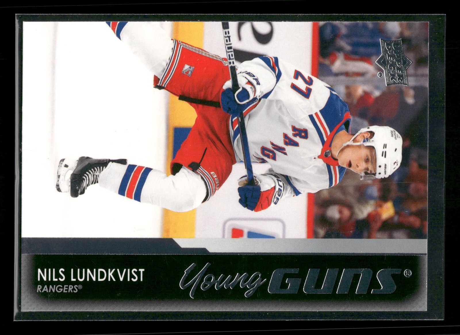 Nils Lundkvist Young Guns Rookie RC 2021-22 Upper Deck #456 Card TCCCX