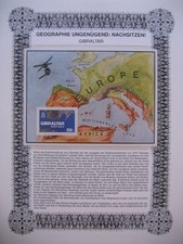 Irrt&uuml;mer auf Briefmarken / GB Gibraltar 1978 Mi bloc 5 : Weltraum - from Space