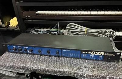 MOTU 828 FireWire Audio Interface Rackmount Tested Working Japan Preowned