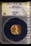 1962 Lincoln Memorial Cent- ANACS PF 65 Red- Double Die Obverse #SLA274 Lincoln Memorial
