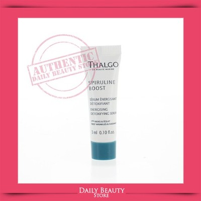 Thalgo Spiruline Boost Energising Detoxifying Serum 0.1oz X 10 Samples NEW FAST 