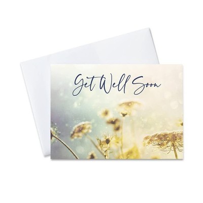 Get Well Soon Cards with Envelopes for Business & Family (Blossoms) Bulk 25 P...
