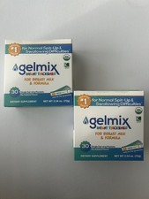 Gelmix Infant Thickener 2 Boxes/30 Packets 60 Pkts NEW Sealed Exp 06/2027