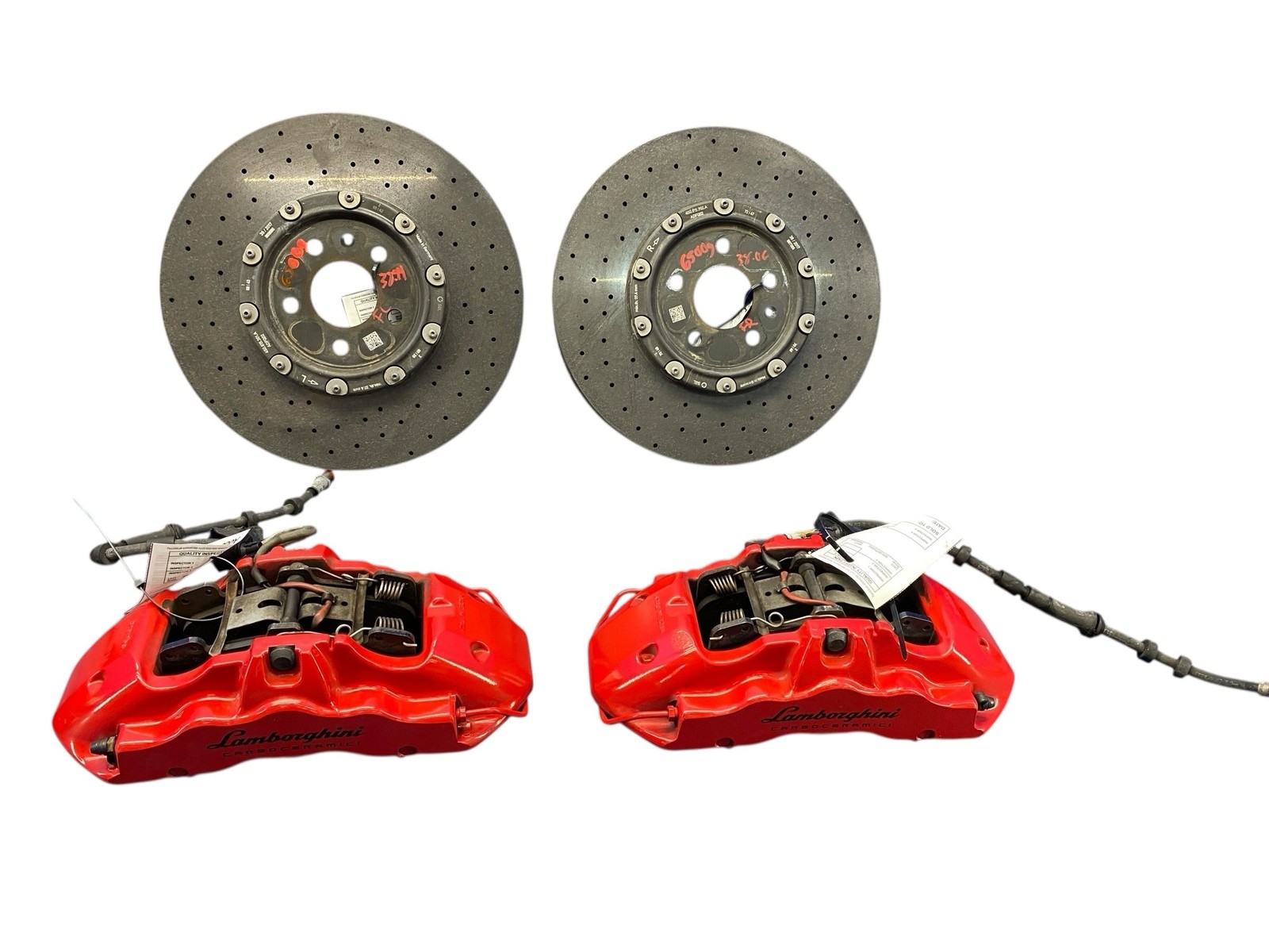 LAMBORGHINI HURACAN LP640-4 PERFORMANTE 5.2L CARBON CERAMIC BRAKE ROTOR CALIPER