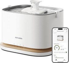 PETLIBRO Upgrade Cat Water Fountain, Cordless Cat Fountain Battery Operated, App
