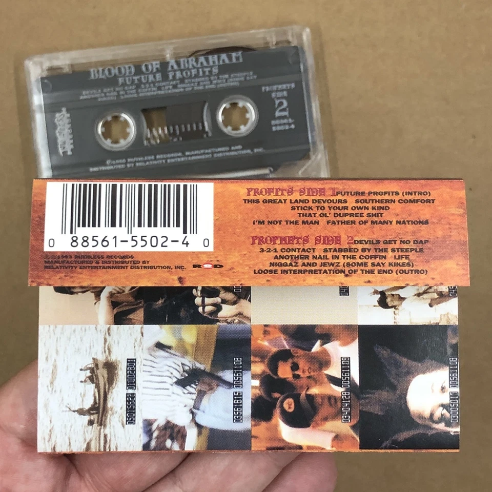 BLOOD OF ABRAHAM Cassette Tape 90s Rap Hip Hop FUTURE PROFITS RUTHLESS RECORDS - Image 4 of 4