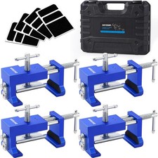 Professional Cabinet Clamps 4 Pack, Heavy-Dut...