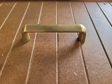 NOS satin Brass finish drawer pulls 3 in CC