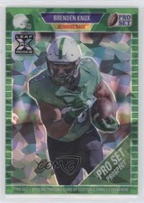 2021 Leaf Pro Set Metal Green Crystals /15 Brenden Knox #09 2qw