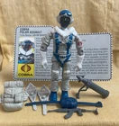 GI JOE 1985 Snow Serpent - Tight Joints - No Cracks  w/ Excellent File Card
