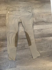 Tailored Sportsman Trophy Hunter Side Zip Breeches, Size 28R