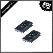 Quick Release Plate Aluminum Alloy 1/4 Inch Screw Compatible with Manfrotto RC2