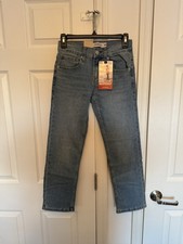 Levi  s Boys Straight Leg Medium Wash Denim Jeans Size 10 NWT