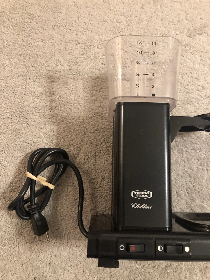 Technivorm Moccamaster Clubline Cafetera Negra Cafetera KB SOLO PIEZAS LEER Foto 2 de 4