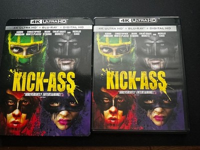 Kick-Ass 2010 Superhero Movie (4K UHD Blu-ray + Blu-ray, with Slipcover)