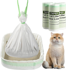 30 Litter Box Liners Jumbo 3MIL Thicken Cat Litter Bags Tear Resistant Litter...