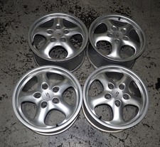 Porsche 993 911 Set Of 4 Cup Wheels 17 X 7.59 Ugly One Dent Made In Italy
