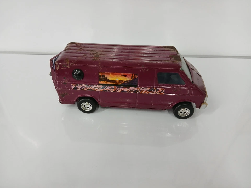 Furgoneta Ertl 1970 ventana burbuja borgoña puesta de sol Foto 2 de 4