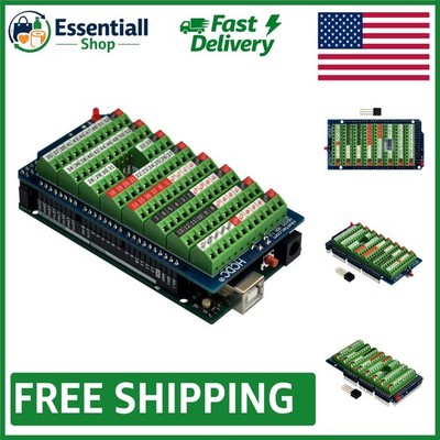 Soldered Screw Terminal Breakout Shield Module for Arduino MEGA-2560 R3 - 24V DC