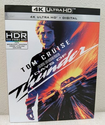 Days of Thunder (4K UHD, 1990) w/ Rare Slipcover Tom Cruise *SEALED