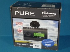 Pure Highway In-Car DAB Digital Radio Black & Grey QuickScan Backlit LCD Display