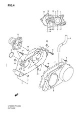 Suzuki Genuine ATV Bolt LT-Z50 LT-Z50Z Engine Transmission 01550-0830B-000