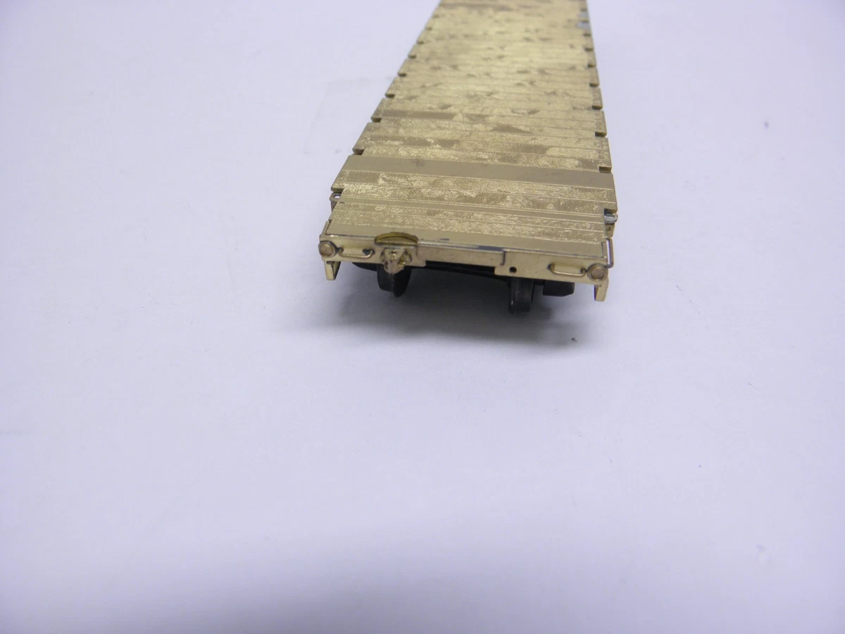 OVERLAND MODELS OMI 1331 UNION PACIFIC 40' FLAT CAR HO SCALE-BRASS