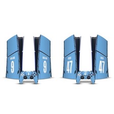 MAN CITY FC 2024/25 PLAYERS HOME KIT VINYL SKIN FOR PS5 SLIM DIGITAL BUNDLE