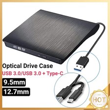 Slim External CD DVD RW Drive USB 3.0 Writer Burner Player Black For Laptop PCS