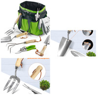 Gartenwerkzeug Set 8 In 1 Edelstahl Aufbewahrungstasche