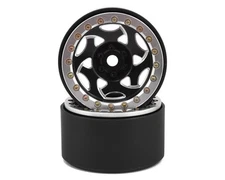 SSD00234 SSD RC 2.2 CHAMPION BEADLOCK WHEELS (BLACK/SILVER)